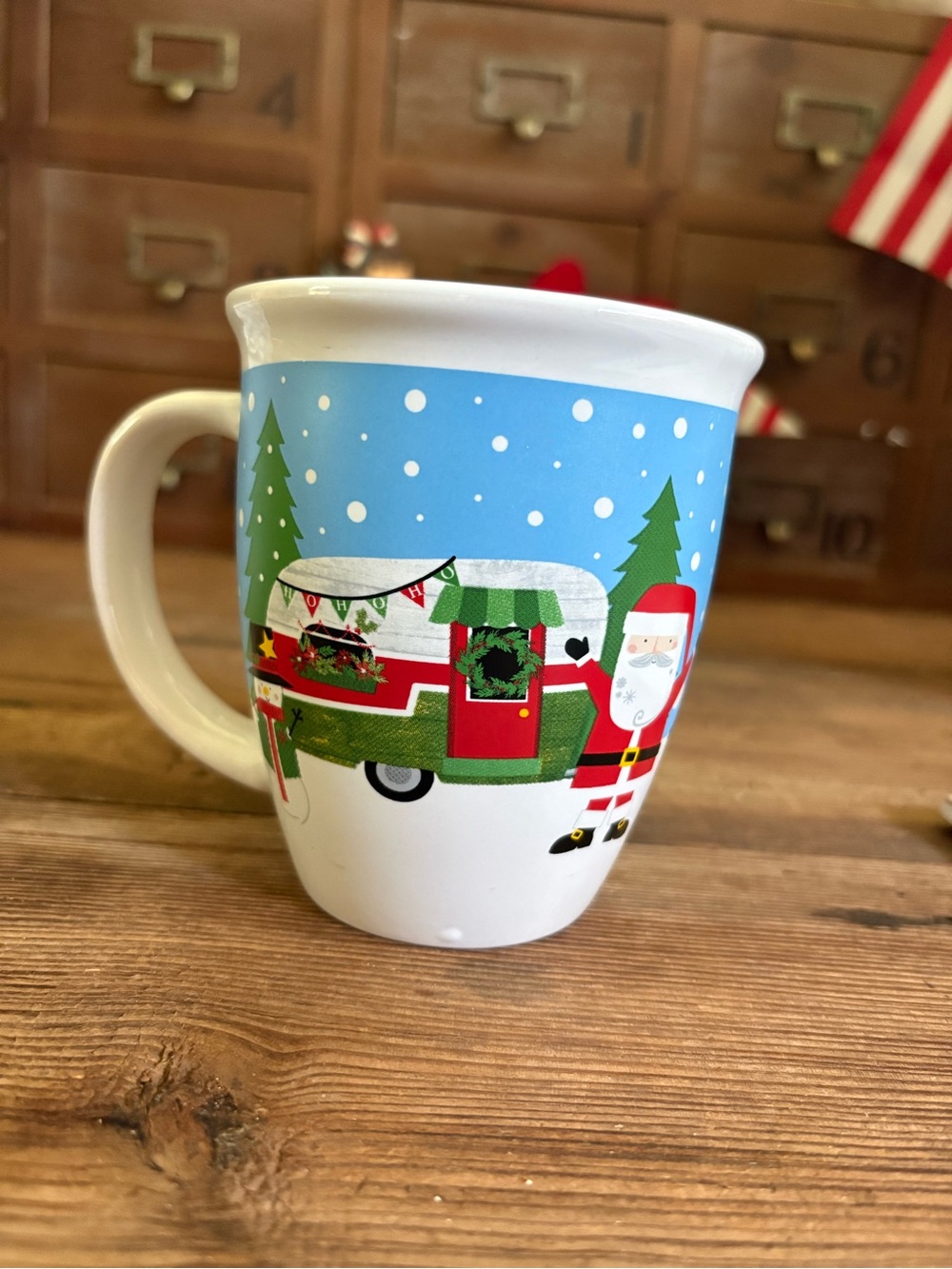 Royal Norfolk White Ceramic Mug with Black Logo